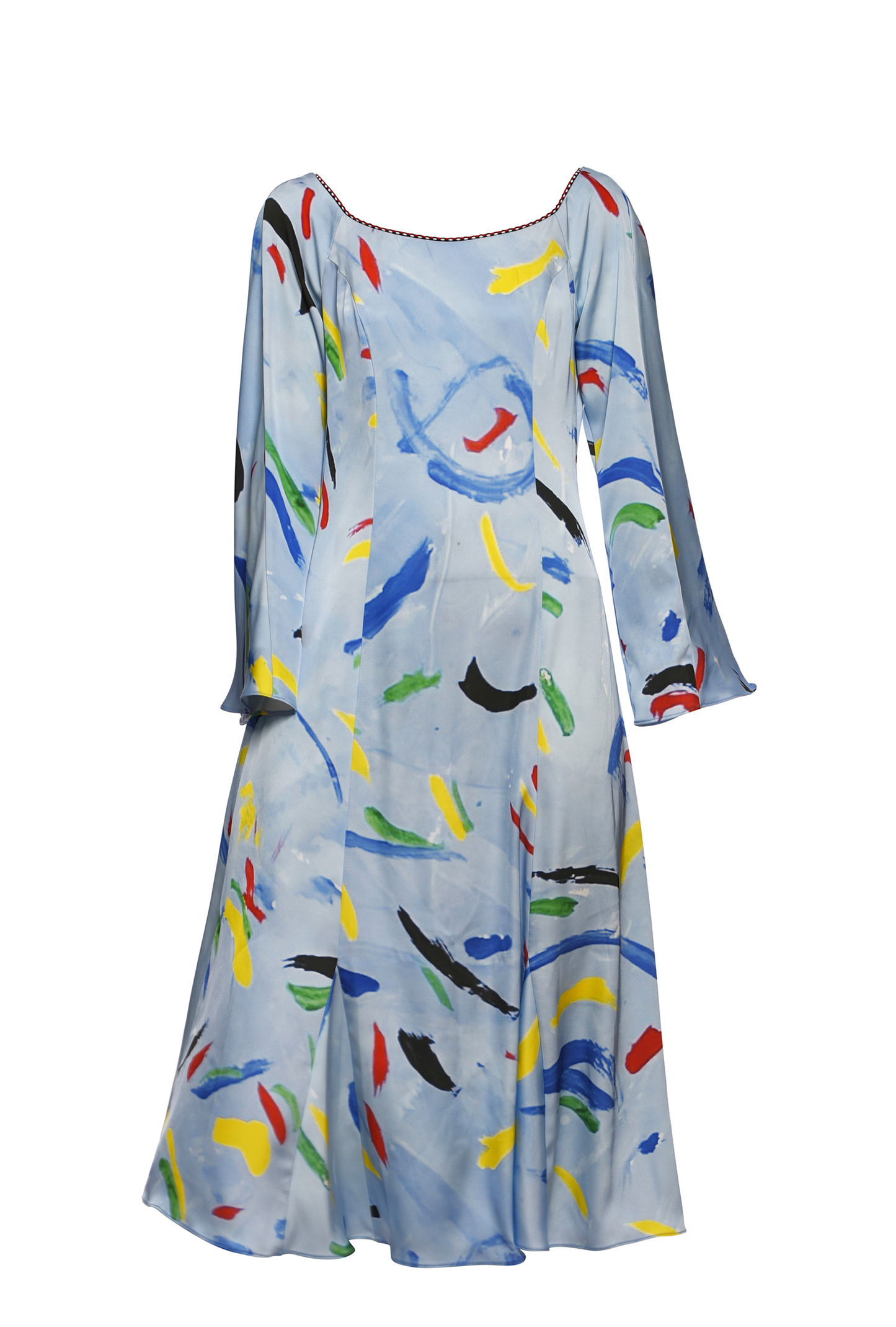 COLORFALL DREAM SILK DRESS