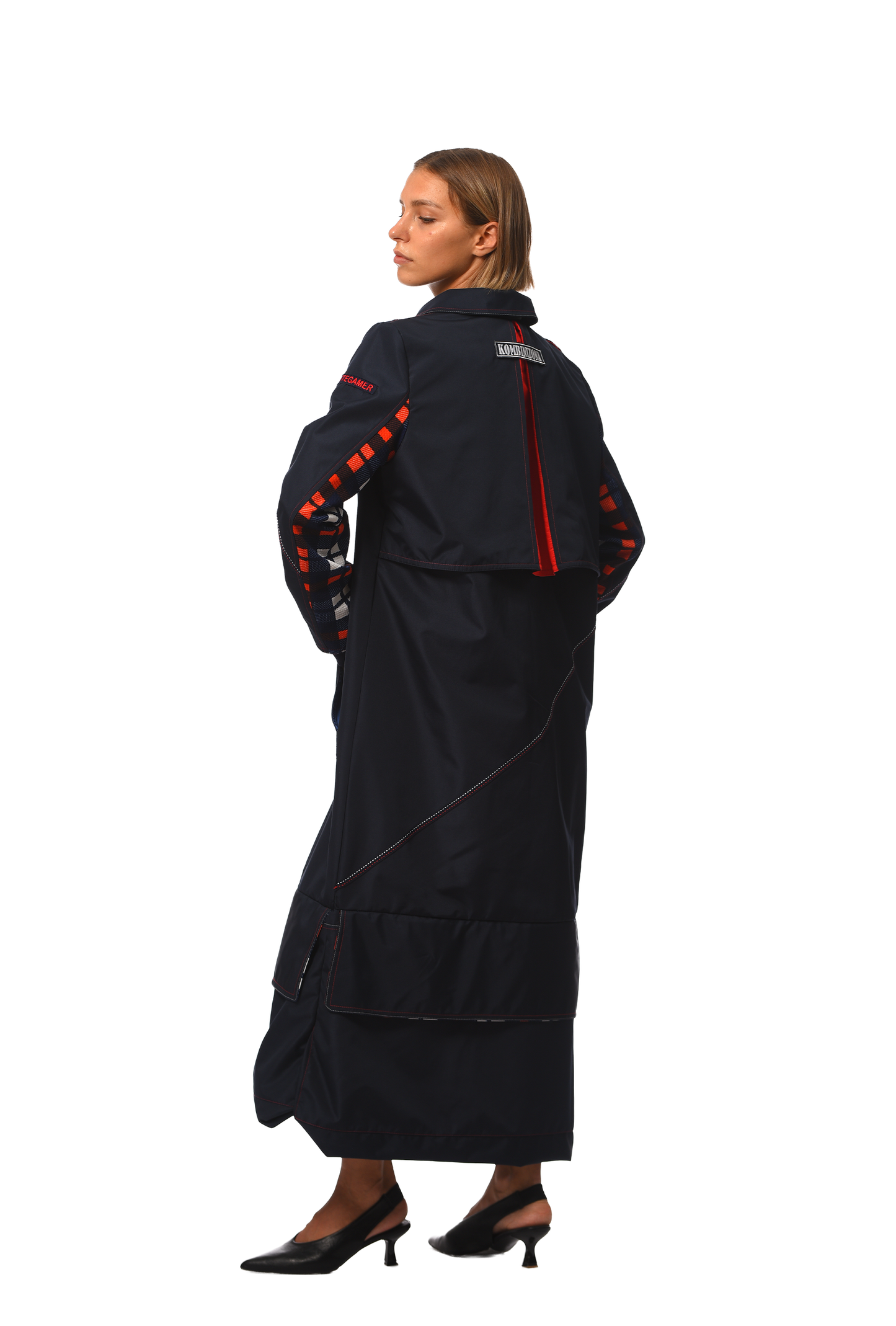 DOUBLEBAG TRANCH COAT DARK BLUE