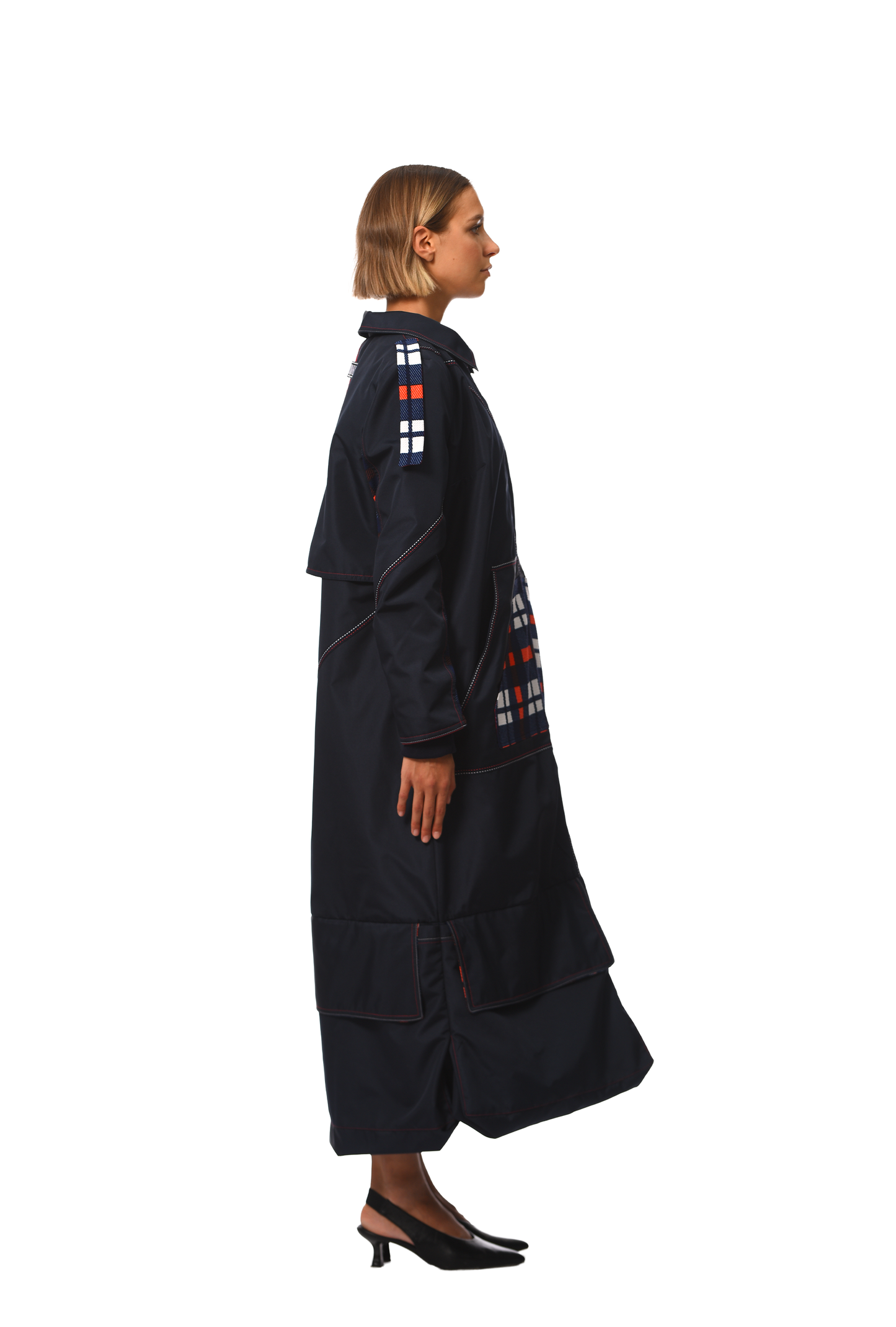 DOUBLEBAG TRANCH COAT DARK BLUE