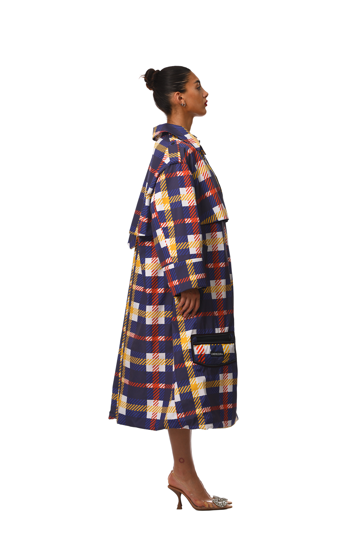LONG LOGO TRANCH COAT