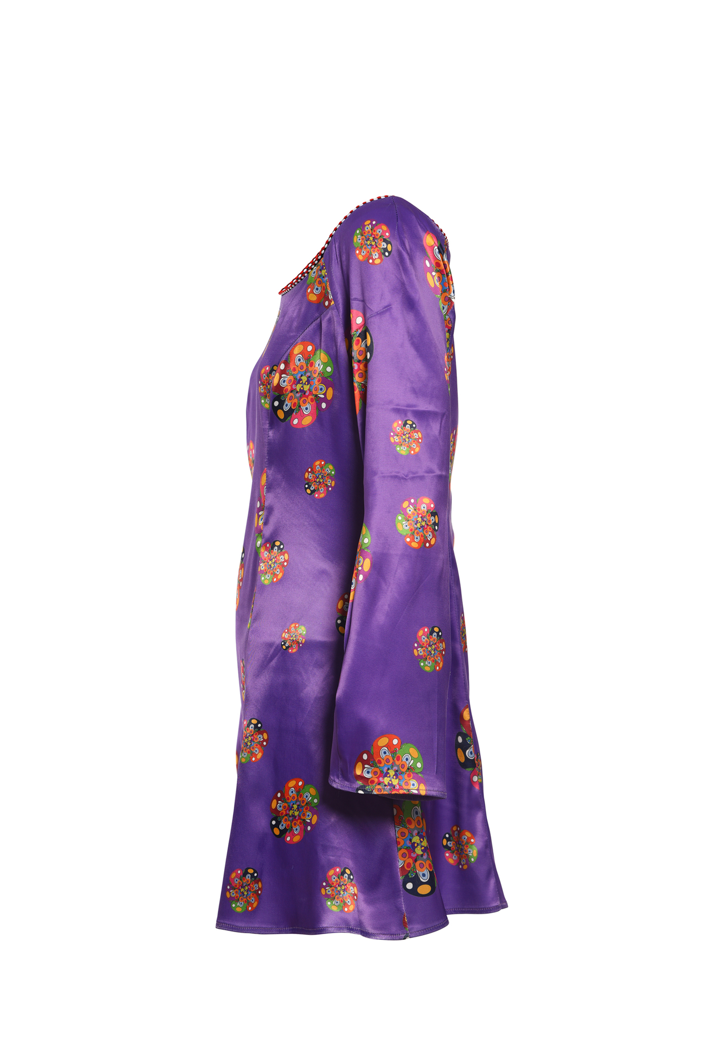 SILK PURPLE SPRING DRESS