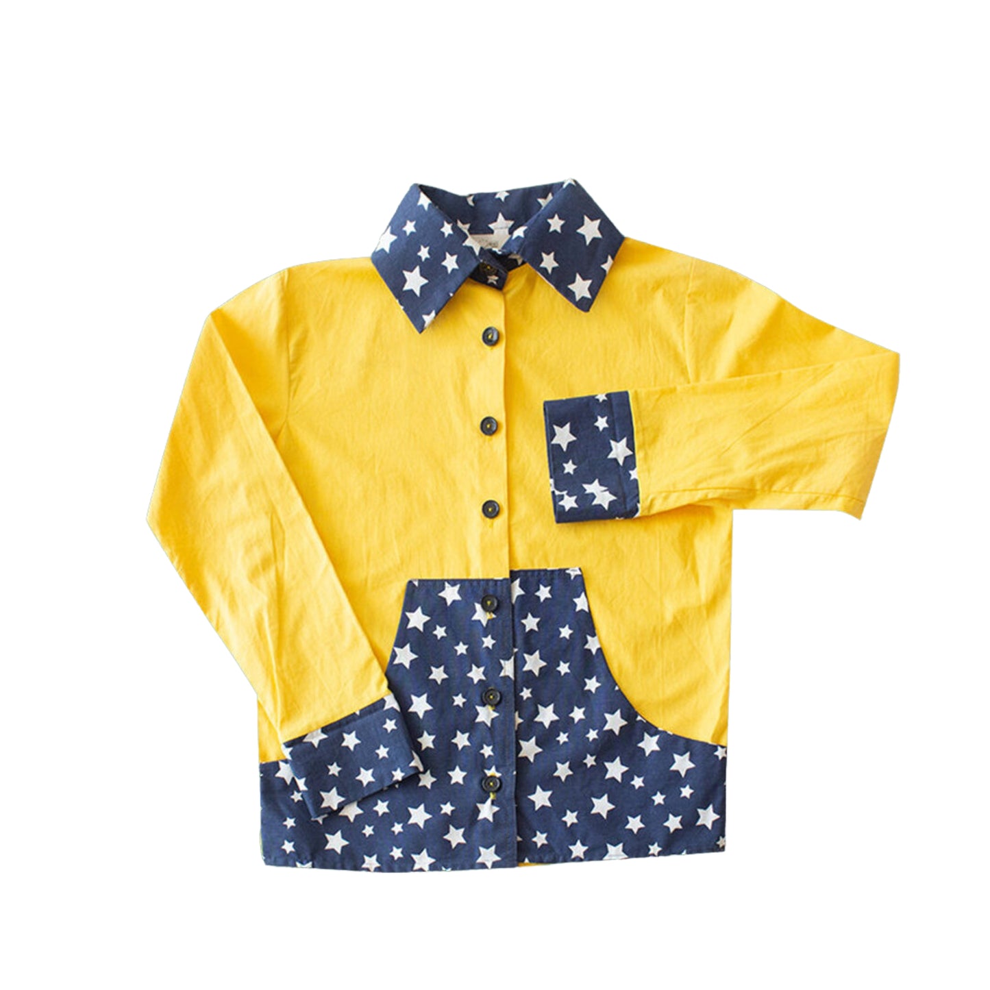 YELOOW MAGIC SAROCHINI BLOUSESHIRT WITH STARS