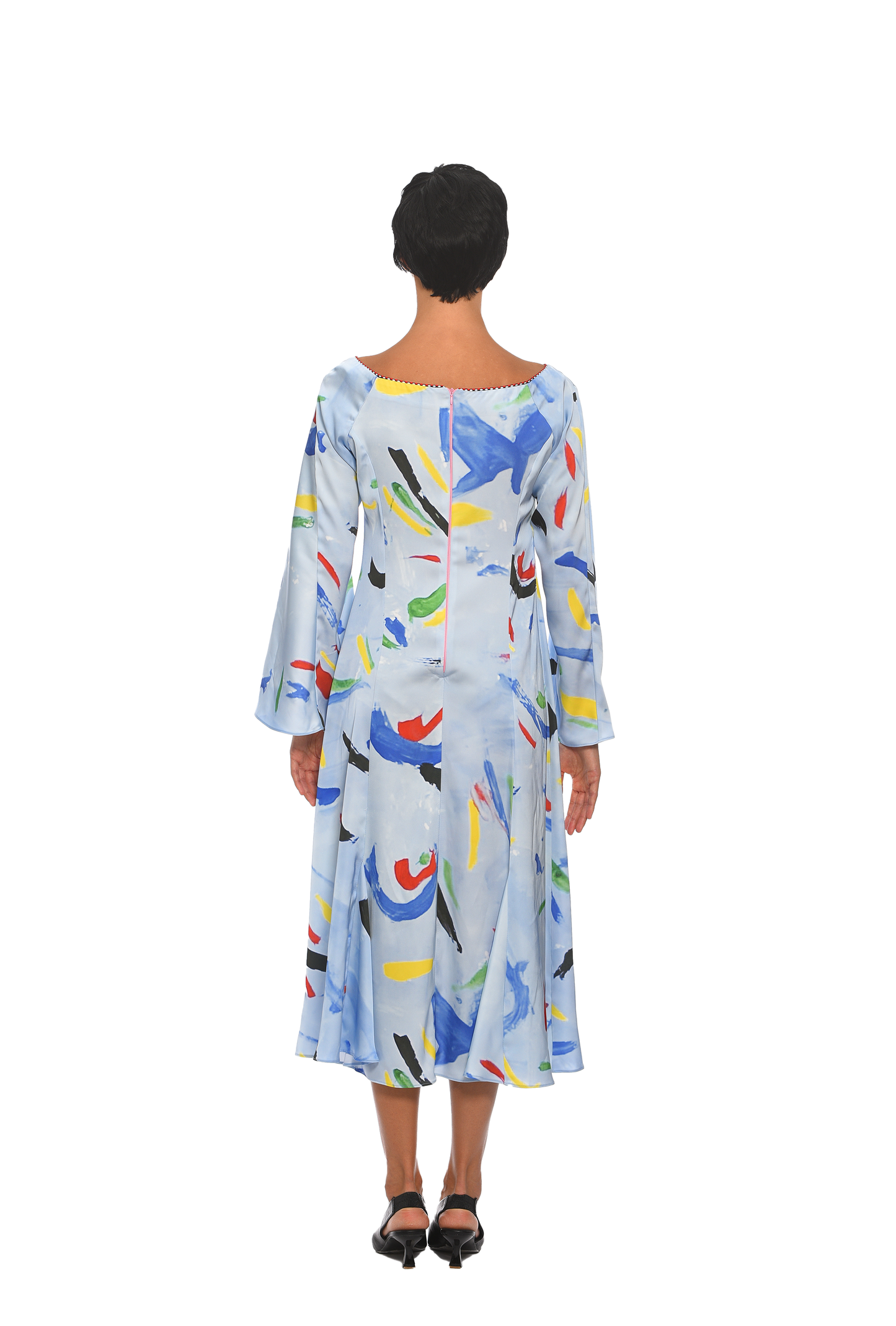 COLORFALL DREAM SILK DRESS
