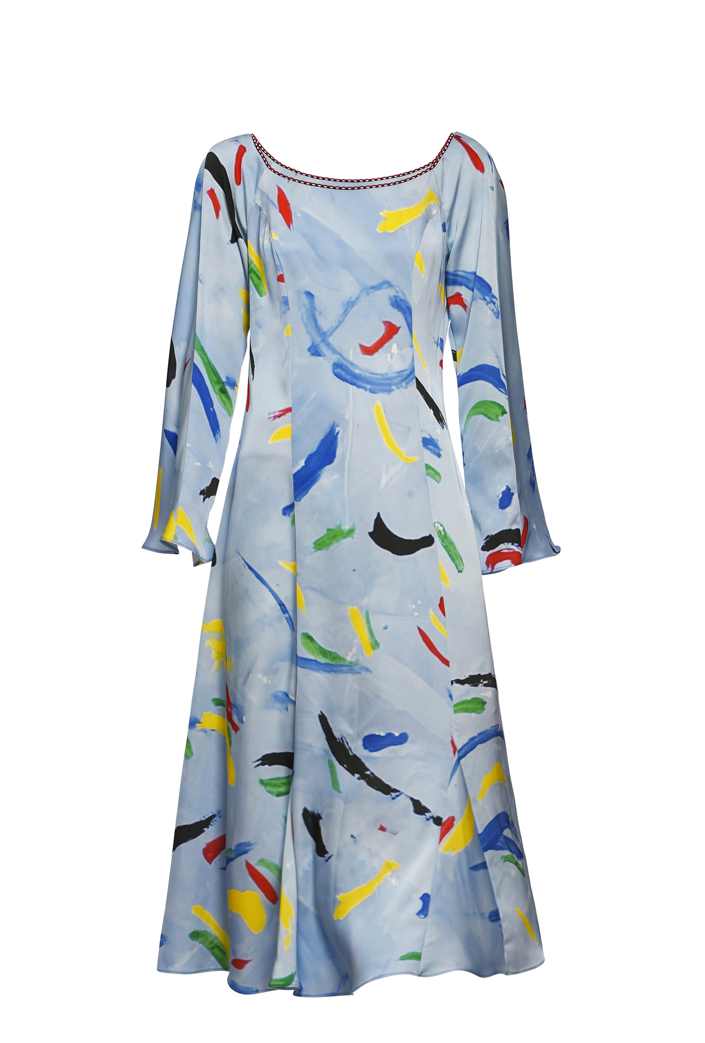 COLORFALL DREAM SILK DRESS