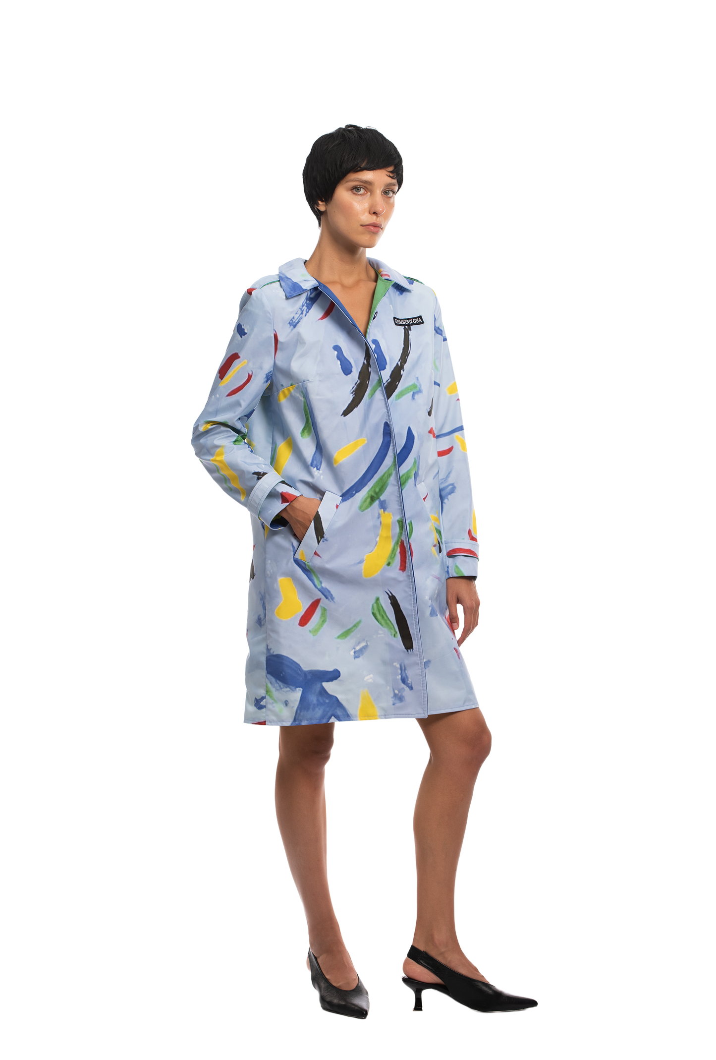 LIGHT BLUE COLORFALL COAT