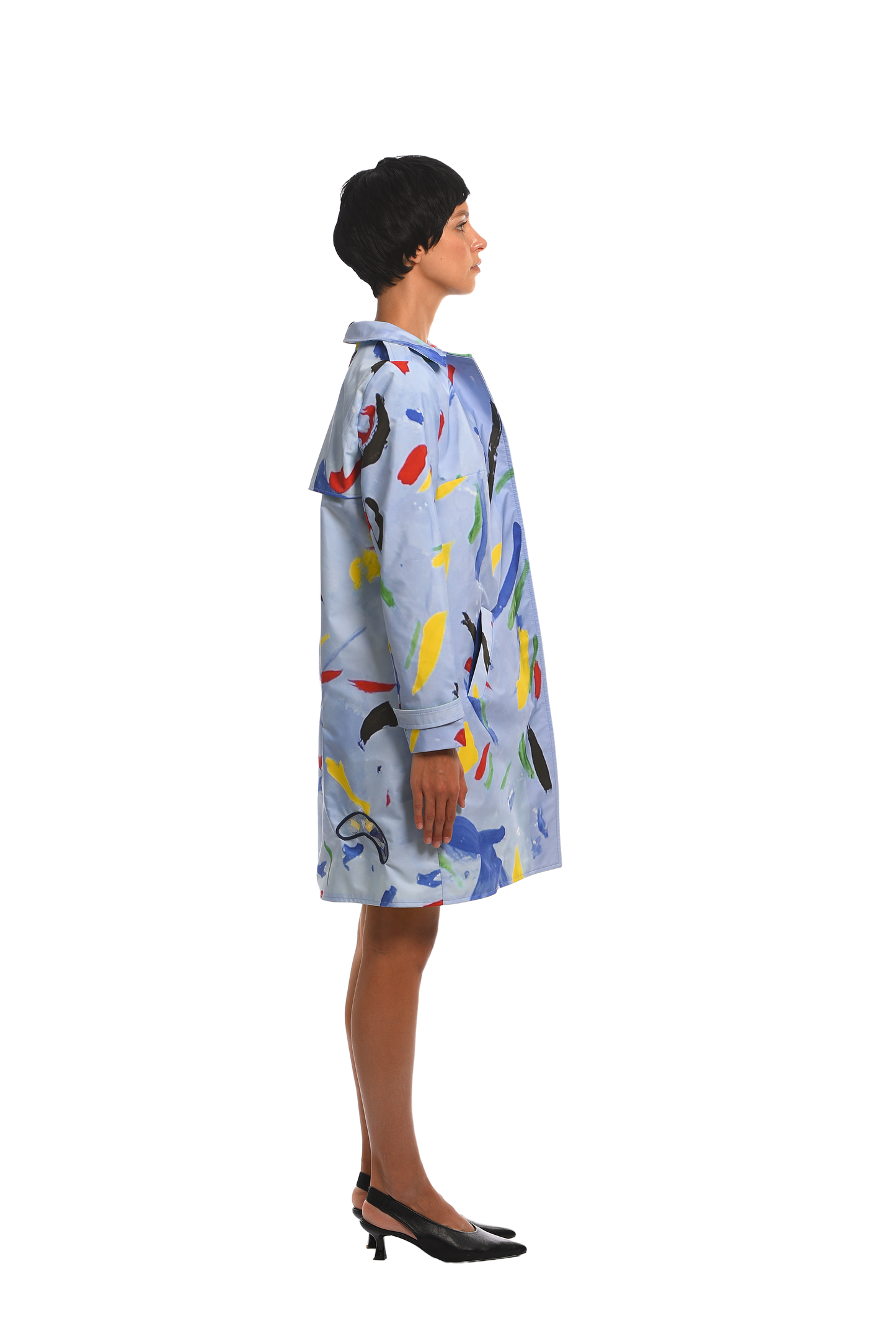 LIGHT BLUE COLORFALL COAT