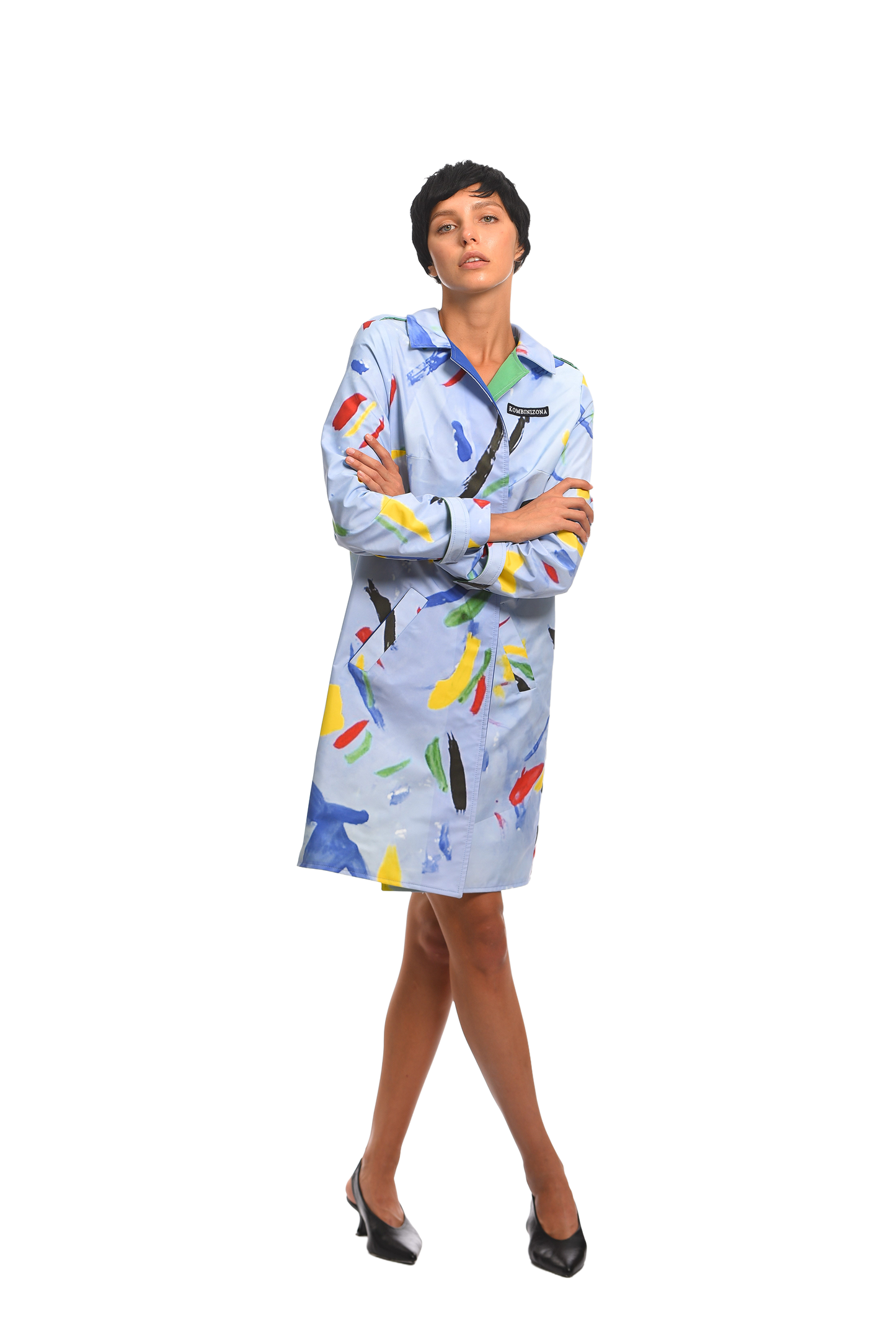 LIGHT BLUE COLORFALL COAT