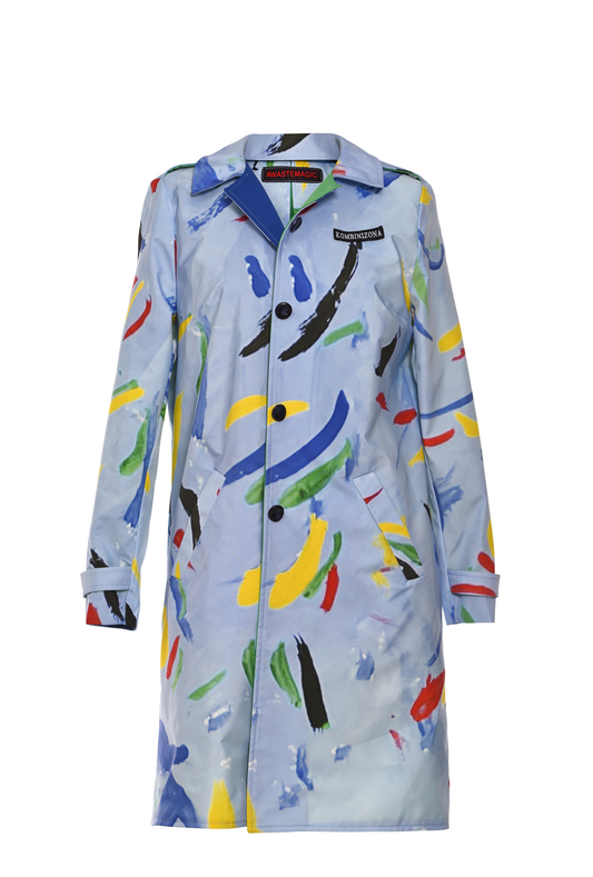 LIGHT BLUE COLORFALL COAT