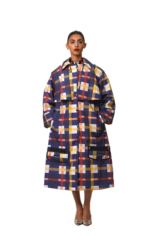 LONG LOGO TRANCH COAT