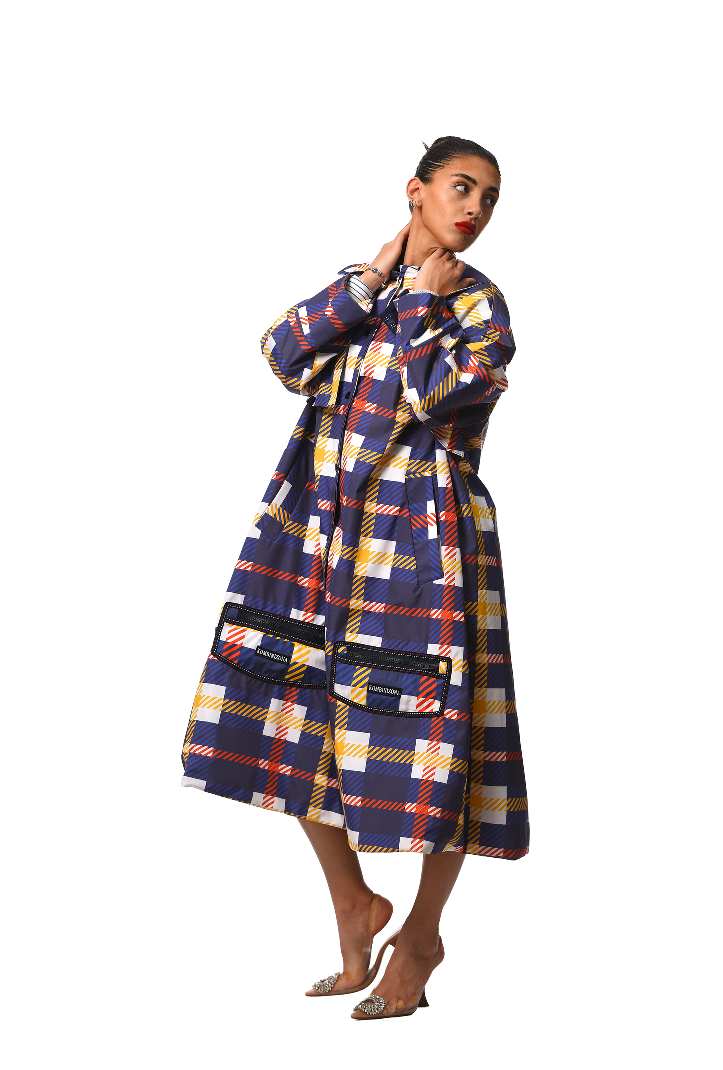LONG LOGO TRANCH COAT