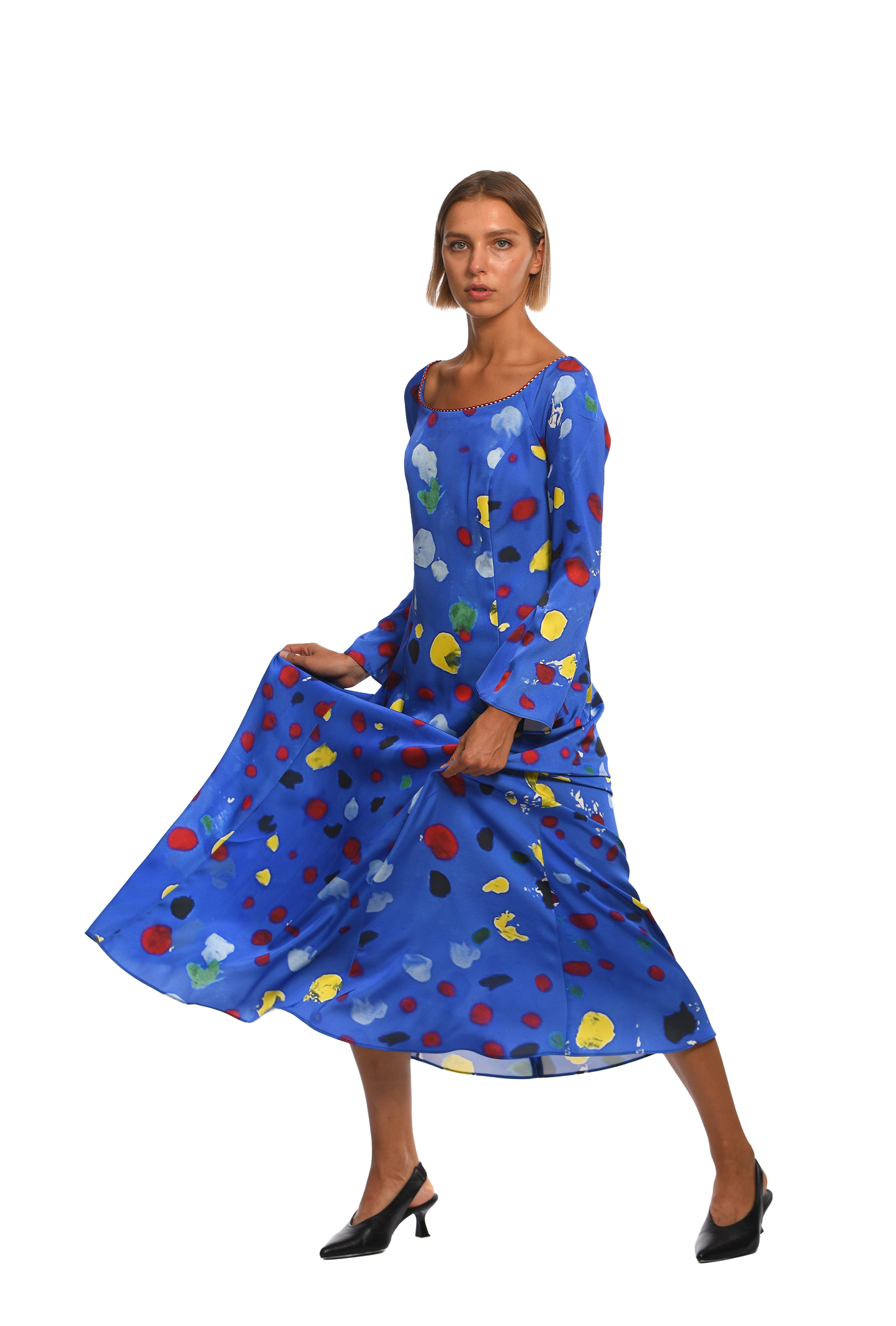 SILK COLORDOTS DREAM DRESS
