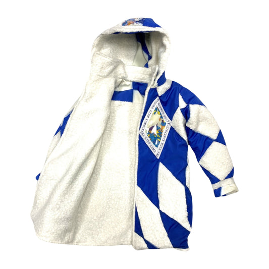 WINTER WASTEMAGIC OUTWEAR COAT JACKET WITH HOOD CAP ,ARTIFICIAL FUR LINING AND CUBES