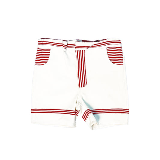 SAILOR DUO – DENIM SHORT  PANTS WITH 2 FRONT POCKETS