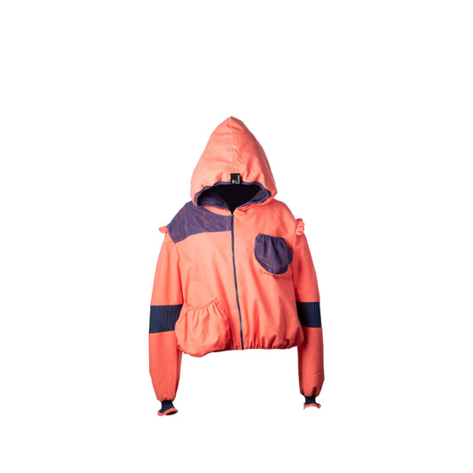 SPORTWEAR LINEN JACKET WITH HOOD