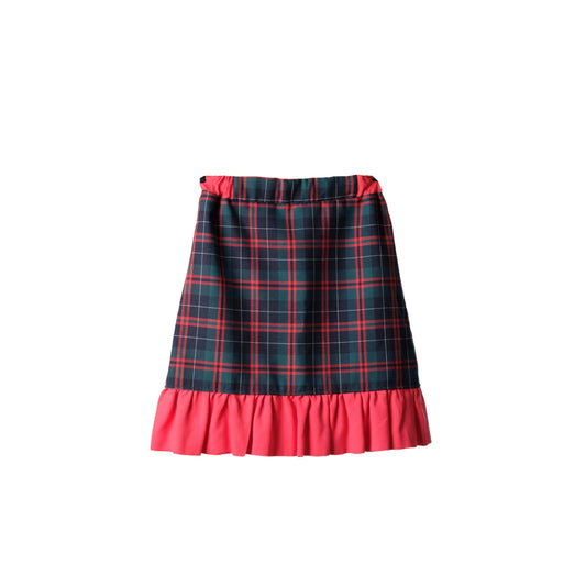 SCOTLAND SCHOOL SKIRT WITH RUFFLES