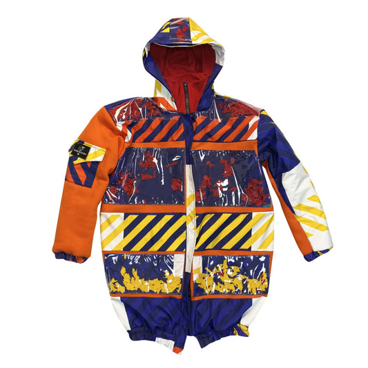 WINTER WASTEMAGIC OUTWEAR LONG LOGO RAINCOAT JACKET